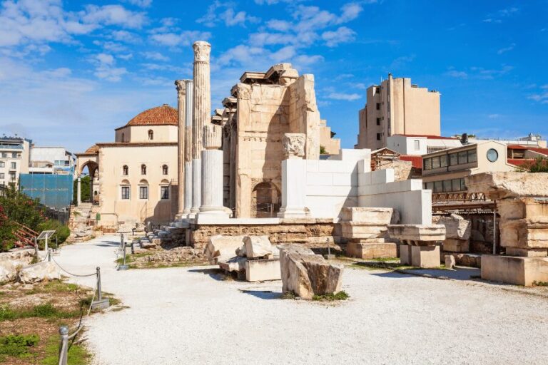 Hadrian’s Library in Athens
